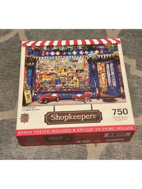 MasterPieces Shopkeepers Toy Shoppe 750 Pc Puzzle Complete